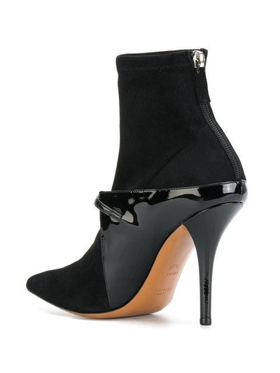 Shop Givenchy Pointed Fitted Ankle Boots In Black