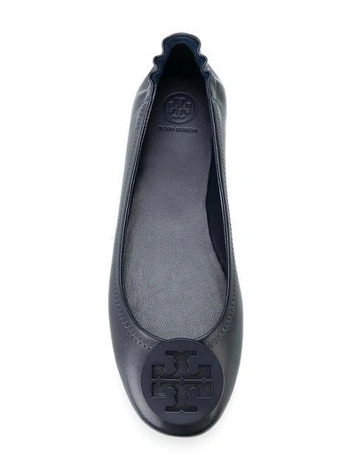 Shop Tory Burch Minnie Travel Ballet Flats