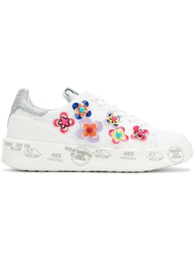Shop Premiata 'belle' Sneakers In White
