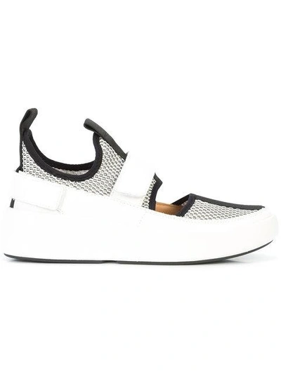 Shop United Nude X Issey Miyake Step Sneakers In White