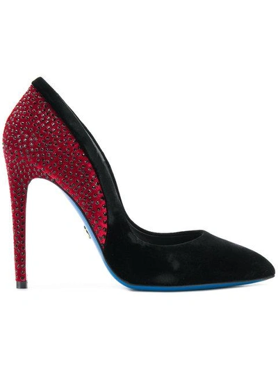 Shop Loriblu Contrast Detail Pumps In Master Rosso