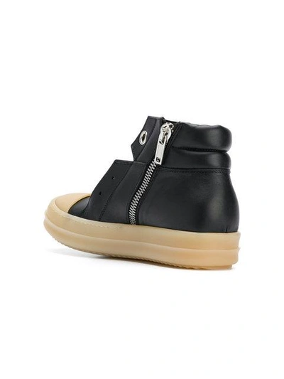 Rick Owens Island Dunk Sneakers - Black In Black