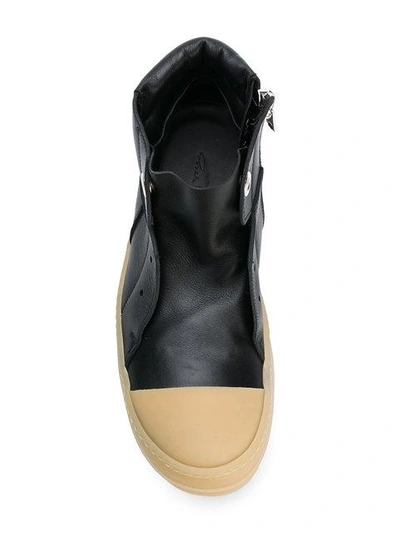 Rick Owens Island Dunk Sneakers - Black In Black