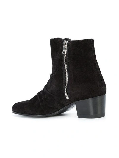 Shop Amiri Skinny Stack Boots In Black