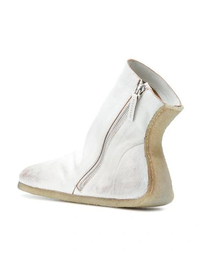 Shop Marsèll Sock Style Ankle Boot - White