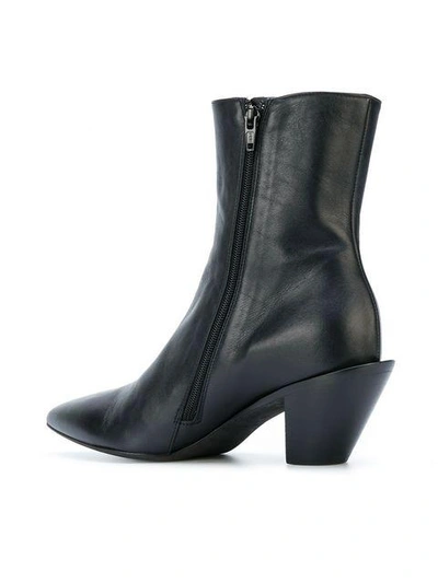 Shop A.f.vandevorst Angled Heel Ankle Boots In Black