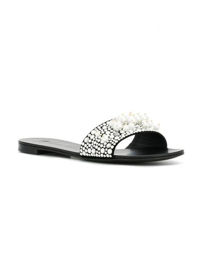 Shop Giuseppe Zanotti Vanessa Sandals In Black