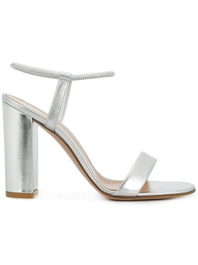 Shop Gianvito Rossi Chunky Heel Sandals