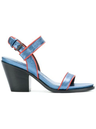 Shop A.f.vandevorst Brick Sandals In Blue