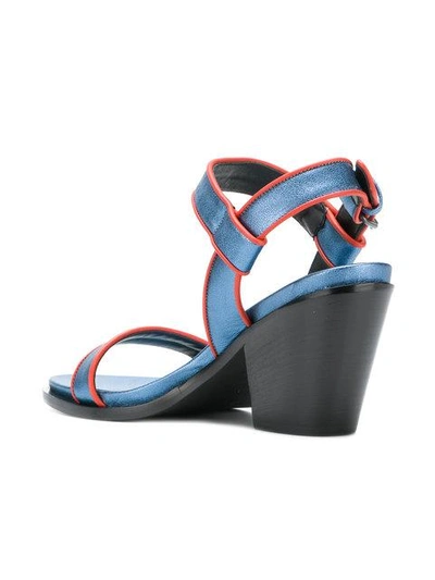Shop A.f.vandevorst Brick Sandals In Blue