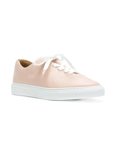 Shop Soloviere Lace-up Sneakers - Pink
