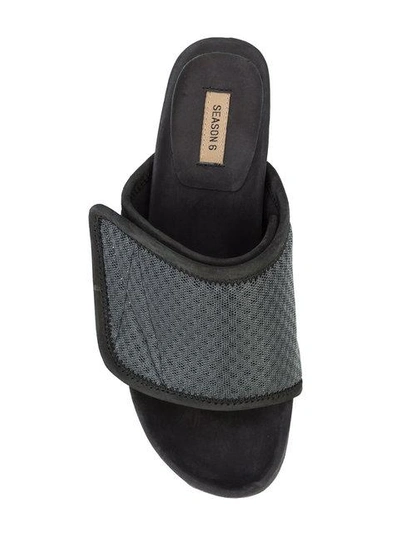 Shop Yeezy Season 6 Open Sandals In Grey