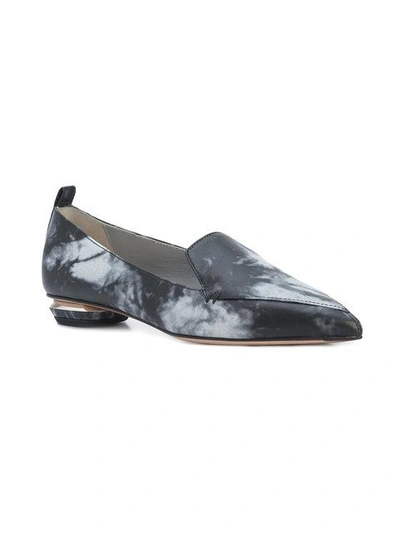 Shop Nicholas Kirkwood Beya Loafers In Grey