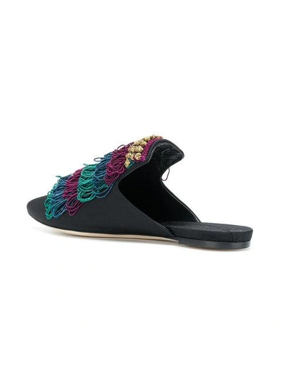 Shop Sanayi313 Alegra Slippers In Black