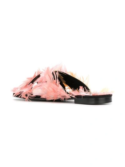 Shop Avec Modération Feather Cross Strap Sandals