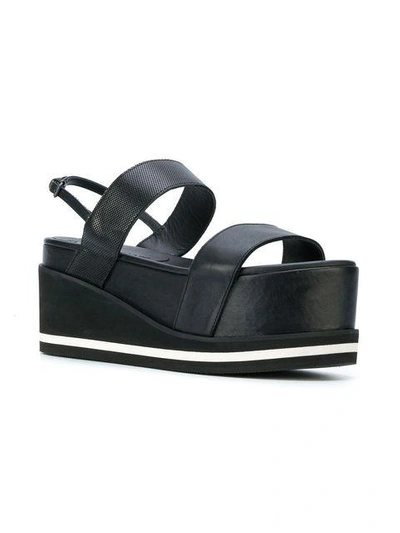 Shop A.f.vandevorst Flatform Sandals In Black