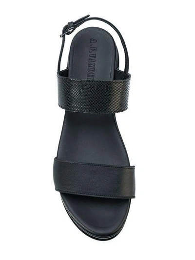 Shop A.f.vandevorst Flatform Sandals In Black