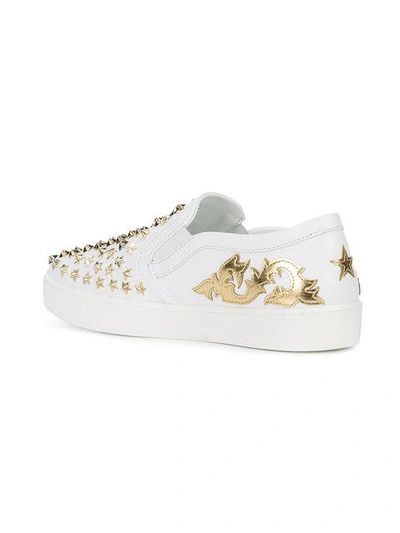 Shop Philipp Plein El Paso Sneakers In White