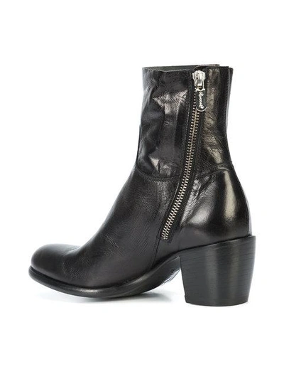 Shop Rocco P Block Heel Ankle Boots In Black