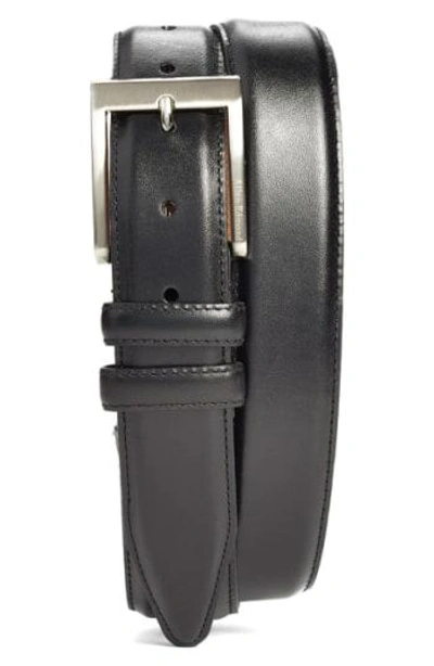 Shop Allen Edmonds Classic Wide Belt In Black