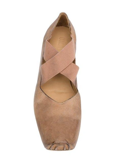 Uma Wang Ballerina Shoes In Neutrals