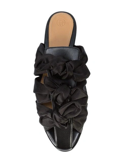 Shop The Row Bow Detail Sandals - Black