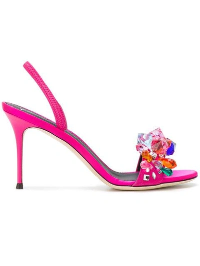 Shop Giuseppe Zanotti Blinda Sandals In Pink