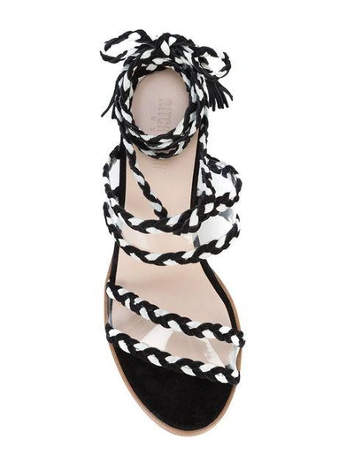 Shop Ritch Erani Nyfc Velvet Sandals In Black
