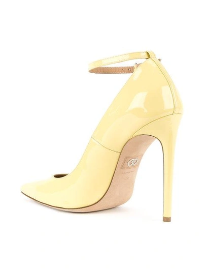 Shop Dsquared2 Pointed Court Shoes - Yellow In Yellow & Orange