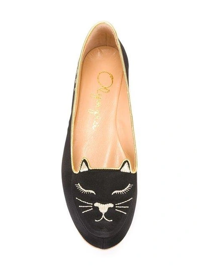 Shop Charlotte Olympia Cat Nap Kitty Set In 001 Black