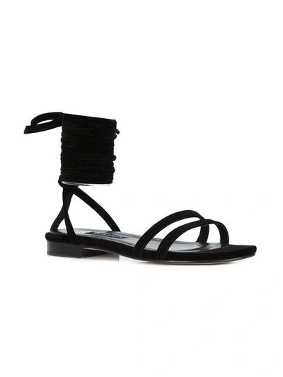 Shop Newbark Rosa Sandals In Black