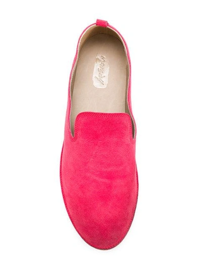 Shop Marsèll Round Toe Slippers In Pink
