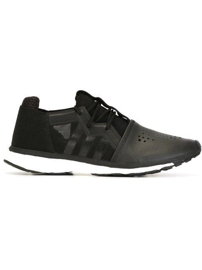 Shop Y-3 Contrast Toe Cap Running Sneakers - Black