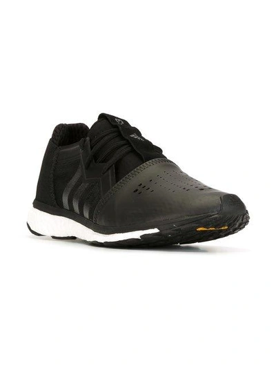 Shop Y-3 Contrast Toe Cap Running Sneakers - Black