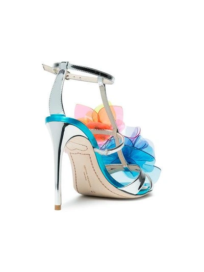 Shop Sophia Webster Jumbo Lilico 100 Pvc Sandals - Multicolour