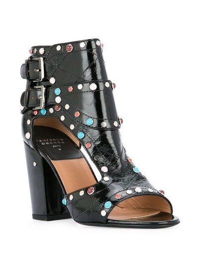 Shop Laurence Dacade Studded Rush Sandals In Black