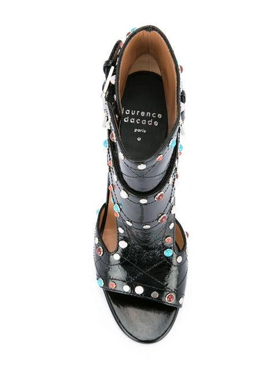 Shop Laurence Dacade Studded Rush Sandals In Black