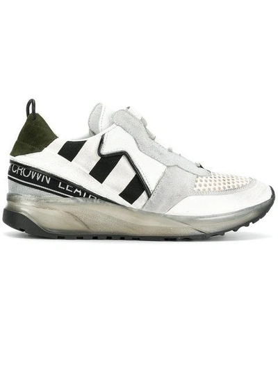 Shop Leather Crown 'maero' Sneakers In White