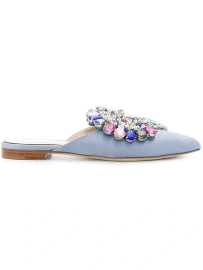 Shop Paula Cademartori Flower Opulence In Blue