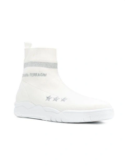 Shop Chiara Ferragni Active Sneakers - White