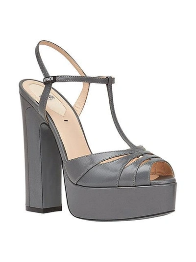 Shop Fendi Strappy Platform Sandals