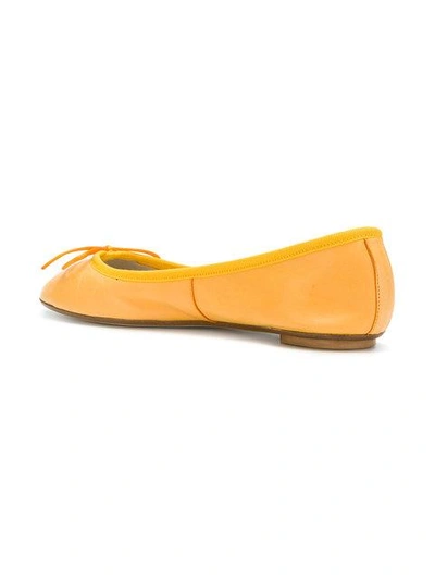 Shop Anna Baiguera 'annette' Ballerinas In Orange