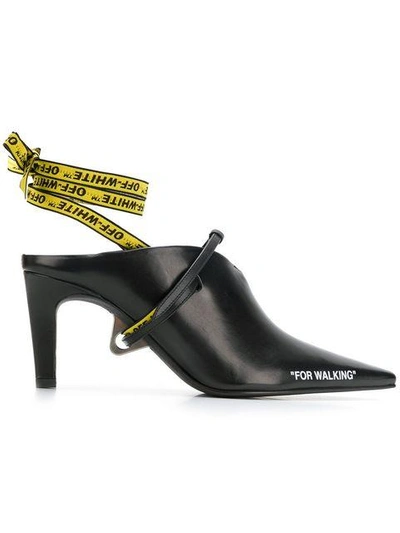 Shop Off-white For Walking Mules In Black