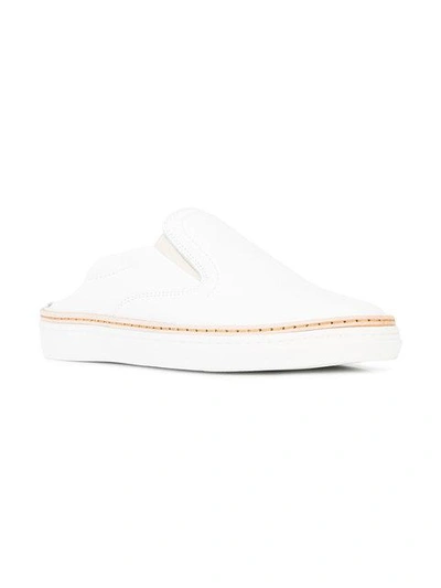 Shop Maison Margiela Slip-on Sneakers - White