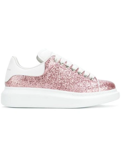 Shop Alexander Mcqueen Oversized Sole Sneakers - Pink
