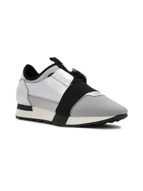 balenciaga race runners silver