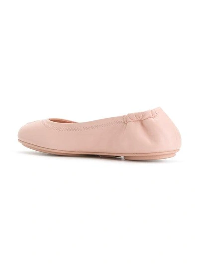 Shop Ferragamo Salvatore  Ballerina Flats - Pink