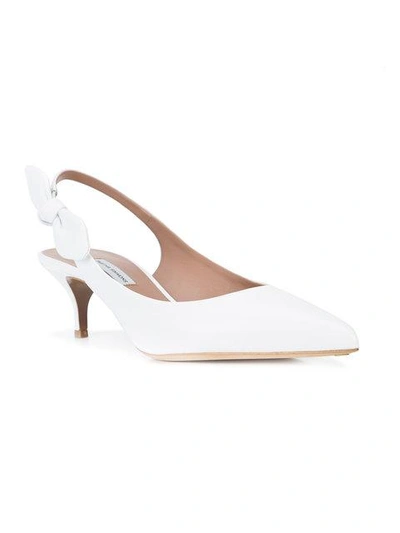 Shop Tabitha Simmons Rise Slingback Pumps In White