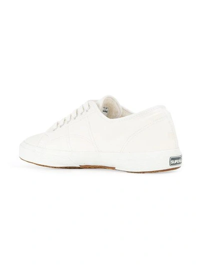 Shop Superga Lace-up Sneakers - White