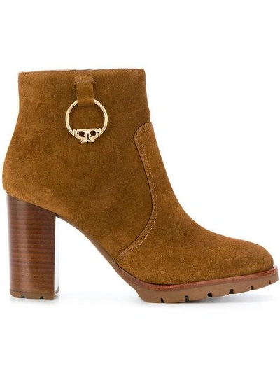 Shop Tory Burch Sophie Lug Sole Bootie - Brown